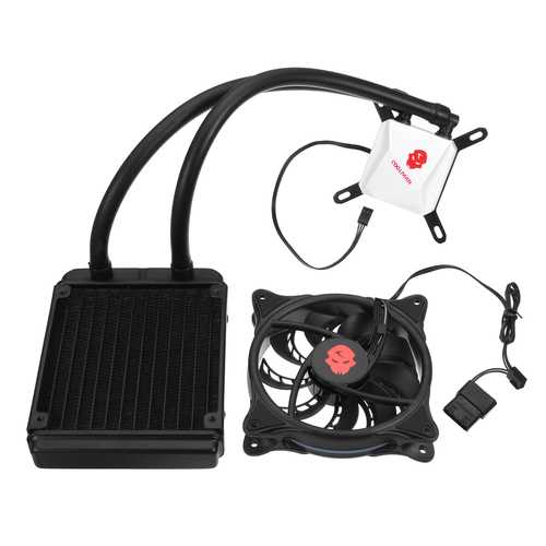 CPU Water Liquid Cooler 12CM RGB LED Cooling Fan Water Cooling System Pump Radiator For INTER AMD