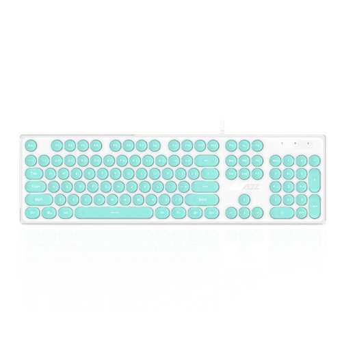 Ajazz AK325 104Keys Backlit Round Keycap USB Wired Desktop Computer Keyboard Ultra Quiet