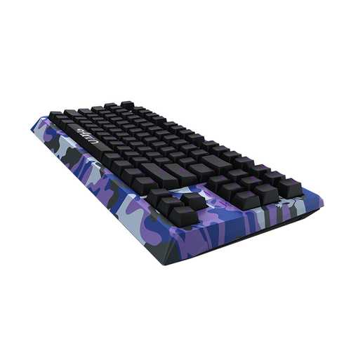 Akko AKC87 CAMO 87 Key NKRO USB Wired Purple Backlit Mechanical Gaming Keyboard