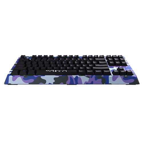 Akko AKC87 CAMO 87 Key NKRO USB Wired Purple Backlit Mechanical Gaming Keyboard