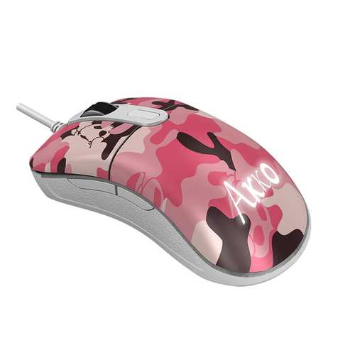 Akko Retro Cat Series Pixart 3320 4000DPI USB Wired RGB Backlit Optical Gaming Mouse