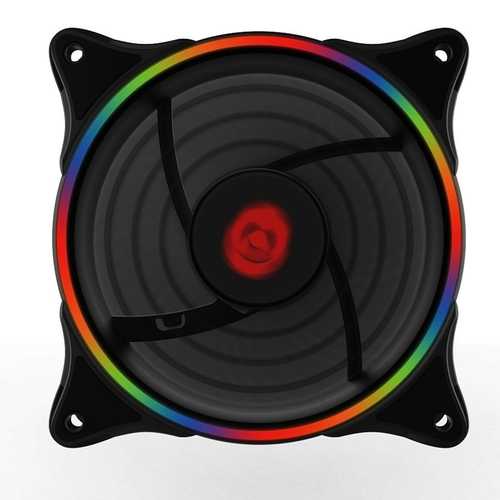 1PCS 120mm 3Pin 4Pin RGB Backlit CPU Cooling Fan Cooler Silent Radiator Heatsinks for Computer Case