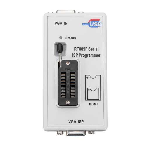 RT809F LCD Display ISP Programmer With SOP8 Test Clip 1.8V Adapter TSSOP8/SSOP8 10 Adapters