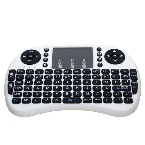 i81 2.4G Mini Wireless Air Mouse Remote Control With Touchpad Keyboard For Smart Android TV Box