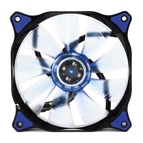 12cm 3 Pin 4 Pin LED Light Computer Cooling Fan Cooler Heatsink for Computer Case Mining