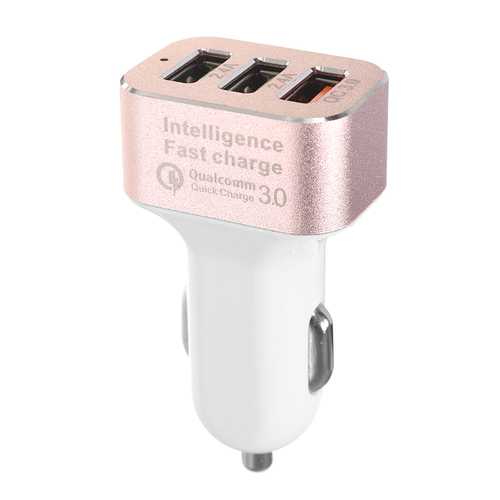 Bakeey 42W QC3.0 3USB Ports Fast Charging Car Charger For iPhone X 8/8Plus Samsung S8 S7