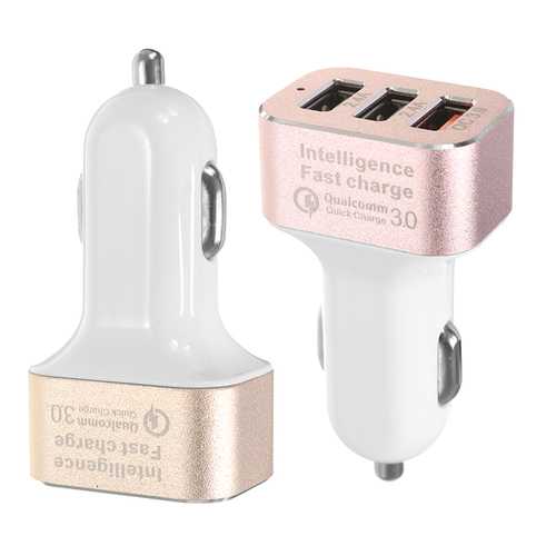 Bakeey 42W QC3.0 3USB Ports Fast Charging Car Charger For iPhone X 8/8Plus Samsung S8 S7