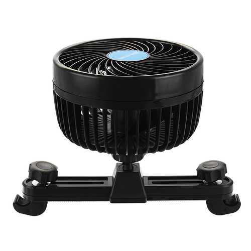 4.5 Inch Car Fan Headrest Rear Seat Cooling Cooler Vehicle 360 Degree Rotatable Stepless