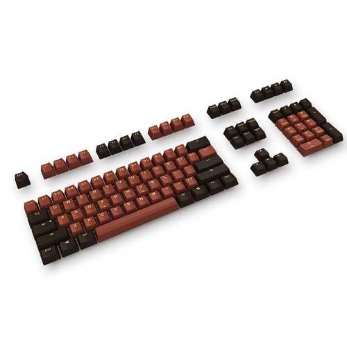 Akko X Ducky 108 Key OEM Profile PBT Chocolate Keycaps Keycap Set for Mechanical Keyboard