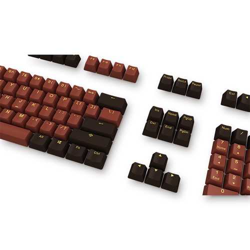 Akko X Ducky 108 Key OEM Profile PBT Chocolate Keycaps Keycap Set for Mechanical Keyboard