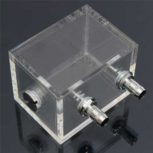 160ml Acrylic Water Tank Water Cooling Reservoir for Desktop PC CPU Water Cooling System