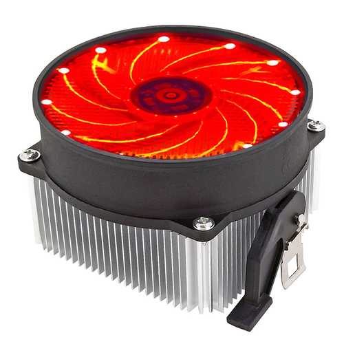 12V CPU Cooling Fan Blue Red Green LED Light Cooler Heatsink for PC