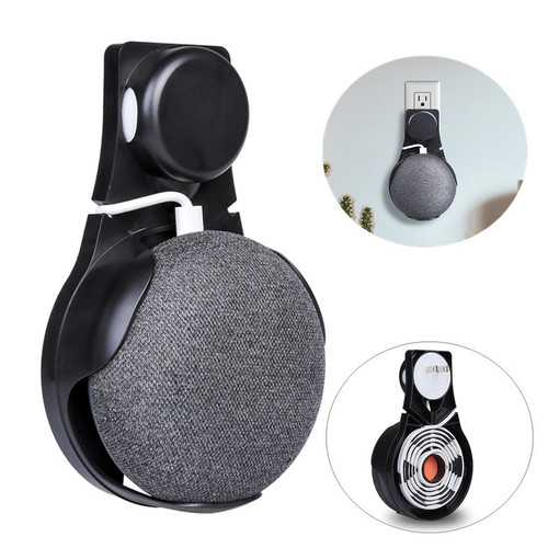 Universal Cable Management Winder Speaker Wall Holder for Google Home Mini Voice Assistants