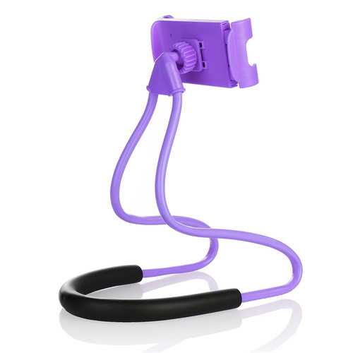 Universal Hanging Neck Long Arm 360 Degree Rotation Lazy Phone Holder for iPhone Xiaomi