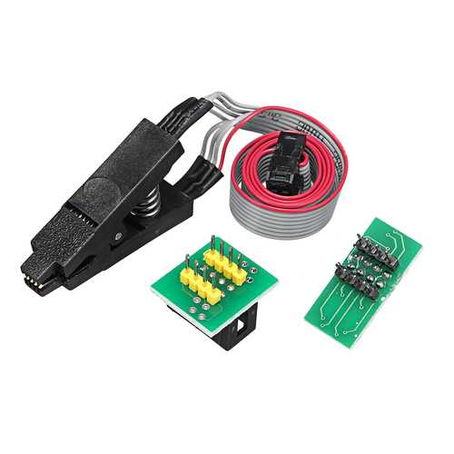 EEPROM BIOS USB Programmer CH341A + SOIC8 Clip + 1.8V Adapter + SOIC8 Adapter For 24 25 Series Flash