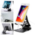 Haweel Aluminum Alloy Dual Axes Foldable Anti-slip Desktop Holder Stand for Xiaomi Mobile Phone iPad