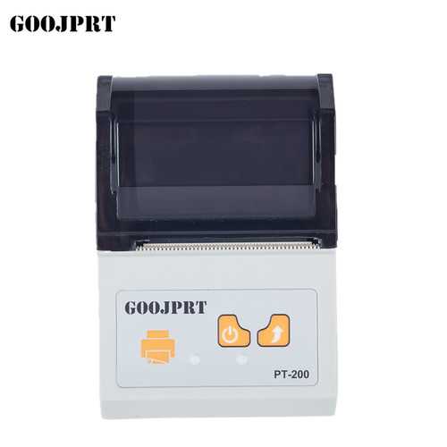 GOOJPRT Printer 58MM Wireless Bluetooth Thermal Receipt Printer Machine For Android Apple iOS