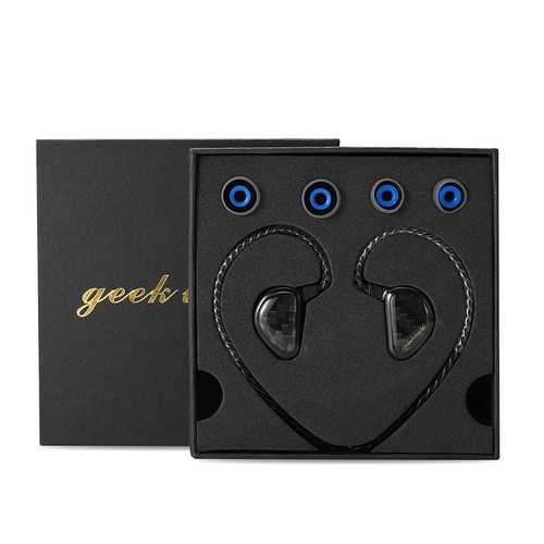 Geek Wold GK3 3 Dynamic Drivers HiFi Audiophile In-ear Earphone For Tablet Cellphone