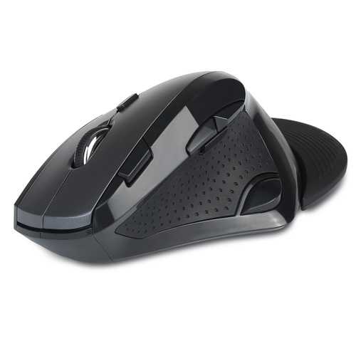 Delux M910GB 2400DPI 9-Button 2.4GHz Wireless Optical Mouse with Palm Rest