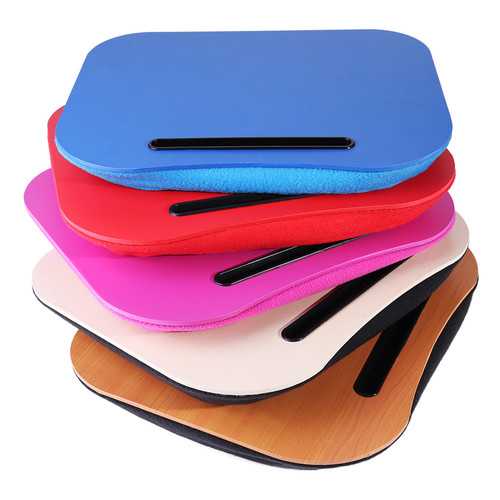 Portable Cushioned Laptop Desk Tray Table Outdoor Learning Desk Lazy Tables