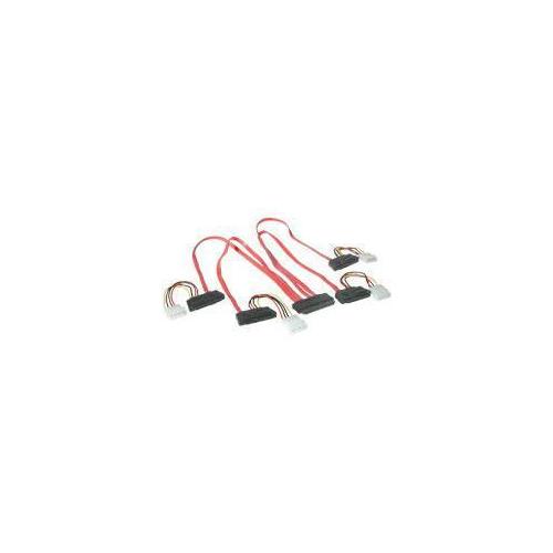 1M SAS 32-PIN TO 4 SAS 29-PIN+4-PIN PW