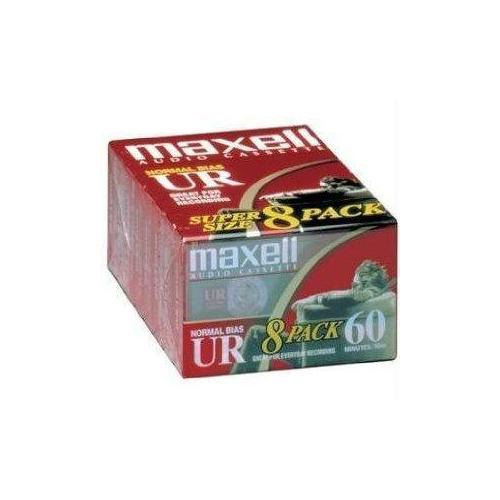 UR-60 BLANK AUDIO CASSETTE TAPE 8PK