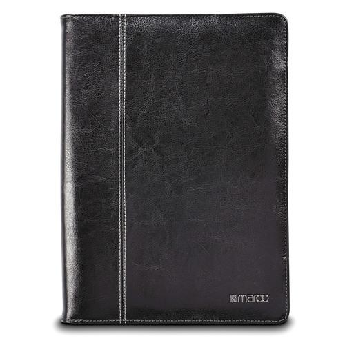 Maroo Premium Black Leather Folio Case for Microsoft Surface 3