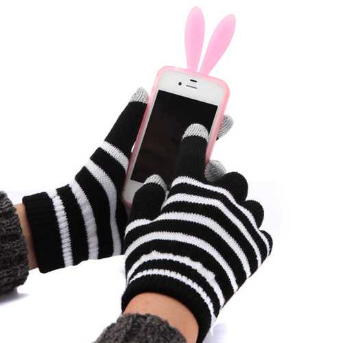 Capacitive Touch Screen Hand Warmer Gloves For iPad iPhone Tablet