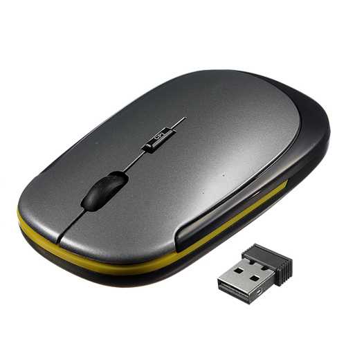 2.4GHz Ultra Slim USB Wireless Optical Mouse For PC Laptop