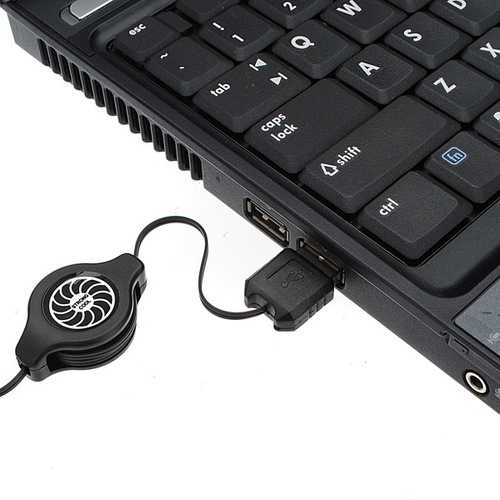 Mini Vacuum Blue LED USB Air Extracting Cooling Fan for Laptop