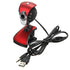 USB 50M 6 LED Night Vision Webcam Camera Webcams With Mic PC Laptop