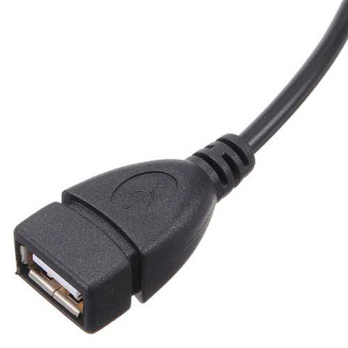 Universal Micro USB 2.0 5 Pin Tablet OTG Cable Adapter Port