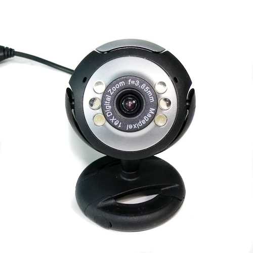 USB 12.0M 6 LED WEBCAM CAMERA Webcams MIC FOR PC LAPTOP