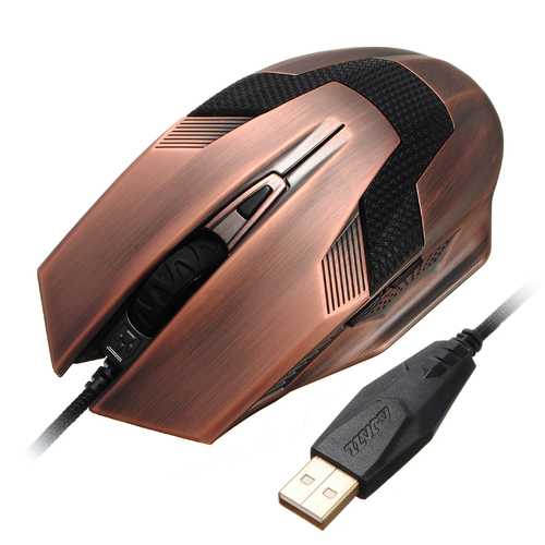 USB Wired Gaming Mouse 2000dpi LED Optical USB3.0 DC5V 100mA