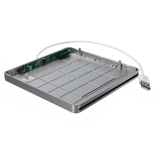 External USB Slot-in DVD RW enclosure Caddy for 9.5/12.7mm SATA Drive