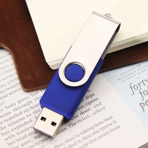 5 x 1GB Mini USB 2.0 Flash Memory Blue Foldable U Disk