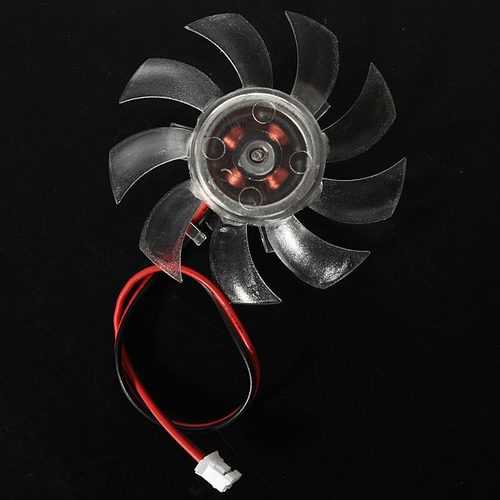 2 Pins 55x10mm 12V Heat Sink Cooler CPU Cooling Fan PC Computer