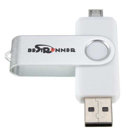 Bestrunner 2G USB to Micro USB Flash Drives U Disk For PC and OTG Smartphone