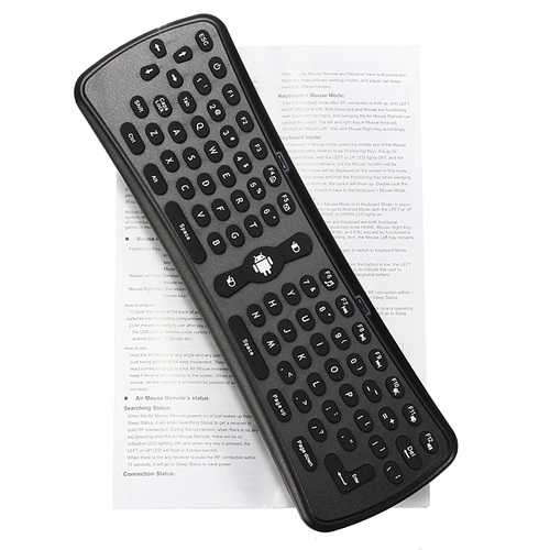 2.4GHz USB Wireless Fly Air Mouse Qwerty Keyboard for Windows Android