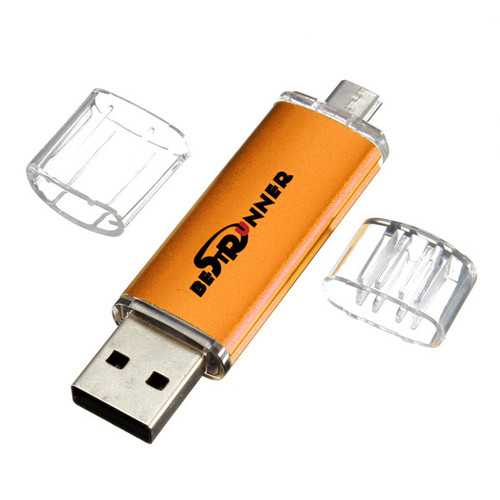 Bestrunner 2G USB to Micro USB Flash Drives U Disk For PC and OTG Smartphone