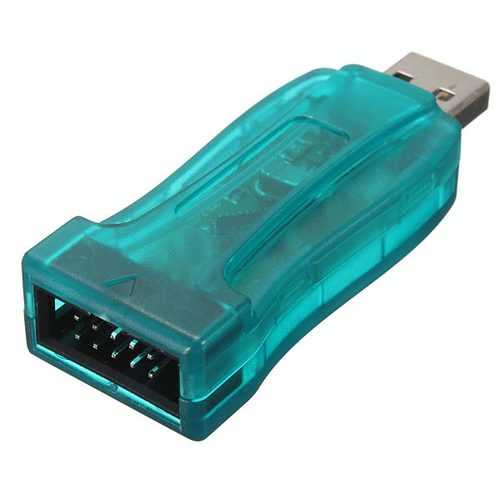 5V USBASP USBISP AVR Programmer Download Cable With 10 Pin Cable Case