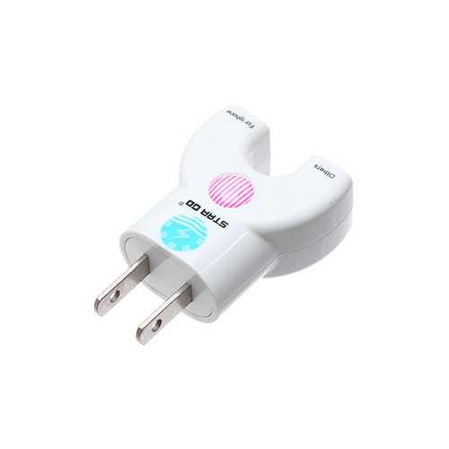 EU Plug Dual USB Power Adapter Travel Charger For Mobile Phones