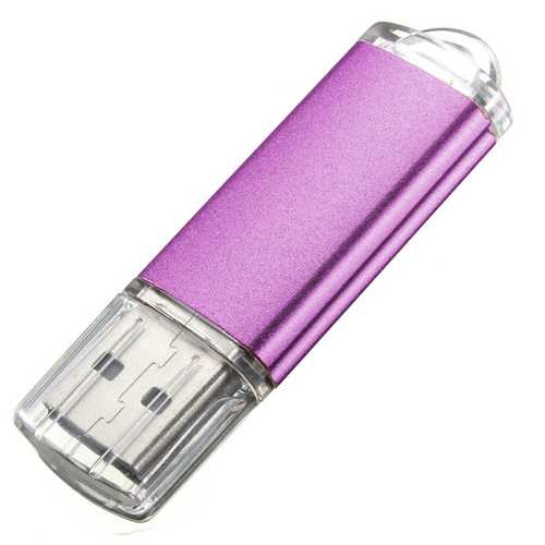 5 x 128MB USB 2.0 Flash Drive Candy Purple Memory Storage Thumb U Disk