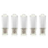 5 x 128MB USB 2.0 Flash Drive Candy Silver Memory Storage Thumb U Disk