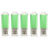 5 x 128MB USB 2.0 Flash Drive Candy Green Memory Storage Thumb U Disk