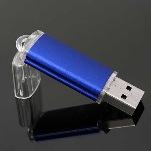 10 x 128MB USB 2.0 Flash Drive Candy Blue Memory Storage Thumb U Disk