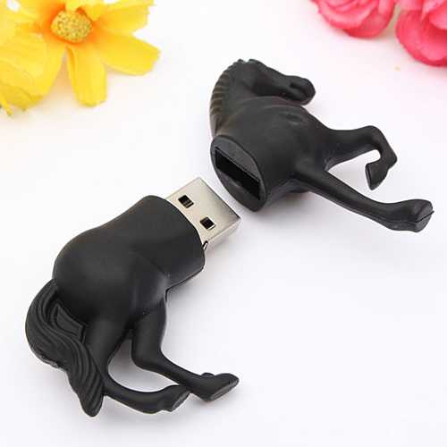 32GB USB 2.0 Fashion Horse Model Flash Drive Memory Stick U Disk