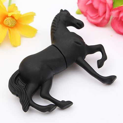 32GB USB 2.0 Fashion Horse Model Flash Drive Memory Stick U Disk