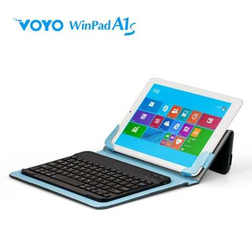 PU Leather Tablet Case With Bluetooth Keyboard For VOYO Winpad A1s