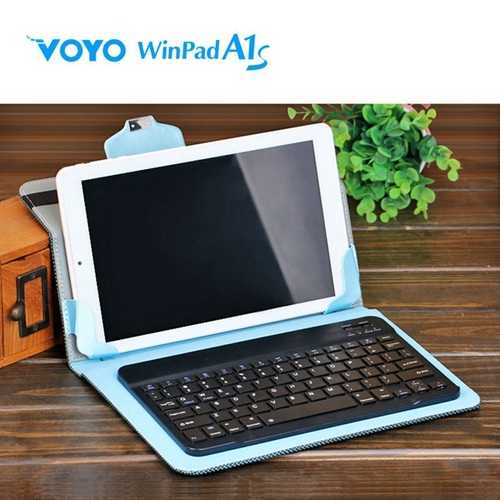 PU Leather Tablet Case With Bluetooth Keyboard For VOYO Winpad A1s